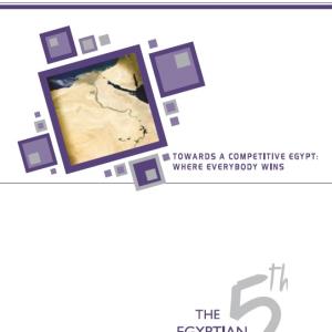 Fifth Report : Towards A Competitiveness Egypt: Where Everybody Wins. (2008)
