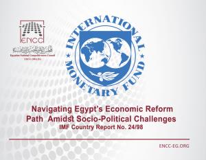 Commentary: Navigating Egypt’s Economic Reform Path Amidst Socio-political Challenges